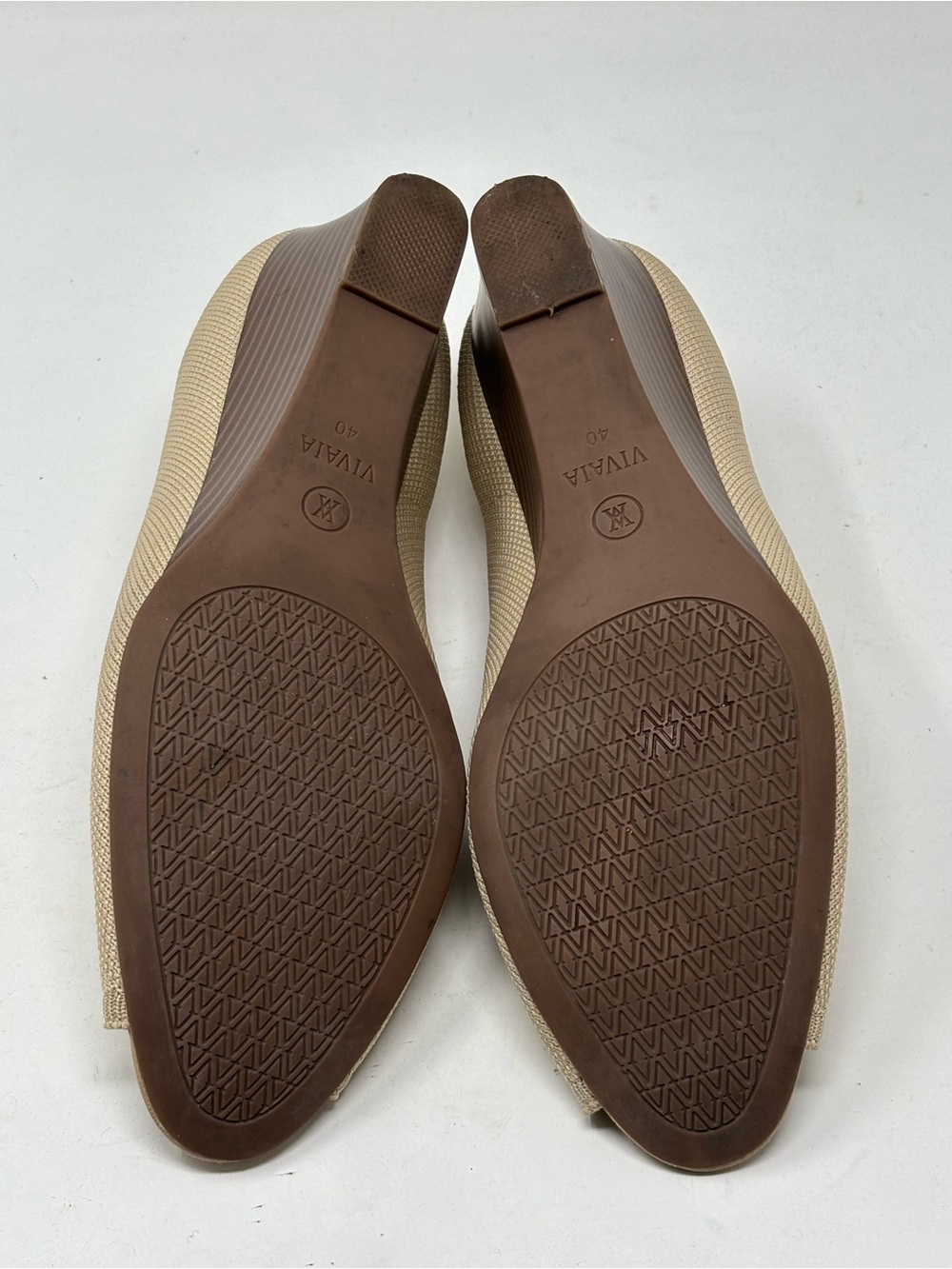 VIVAIA peep toe almond wedges Tamia size 40 (9) - Picture 9 of 14